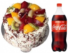 4-6 Kişilik Karışık Meyveli Pasta Özel Gün